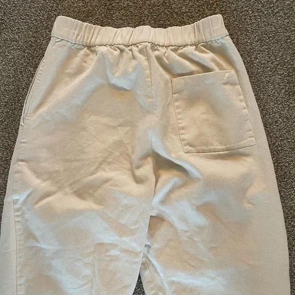 7115 by Skezi Cotton Cream Barrel Pant - Picture 5 of 5